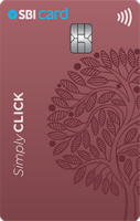 SBI SimplyClick Credit Card